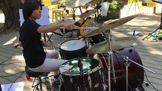 YOYOKA's improvised drum solo / May 21, 2023 at San Pedro Square, California