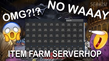 Roblox Your Bizarre Adventure Hack/Script MULTI ITEM FARM SERVERHOP