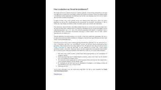Hoe Contacten Op Gmail Te Blokkeren