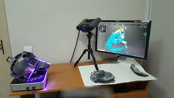 Scanning complex geometry parts with Shining 3D EinScan Pro 2X Plus 3D scanner