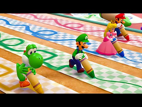 4 friends casually play Mario Party