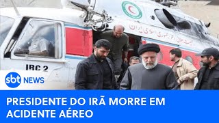 Presidente do Irã morre em acidente de helicóptero | #SBTNewsnaTV (20/05/24)