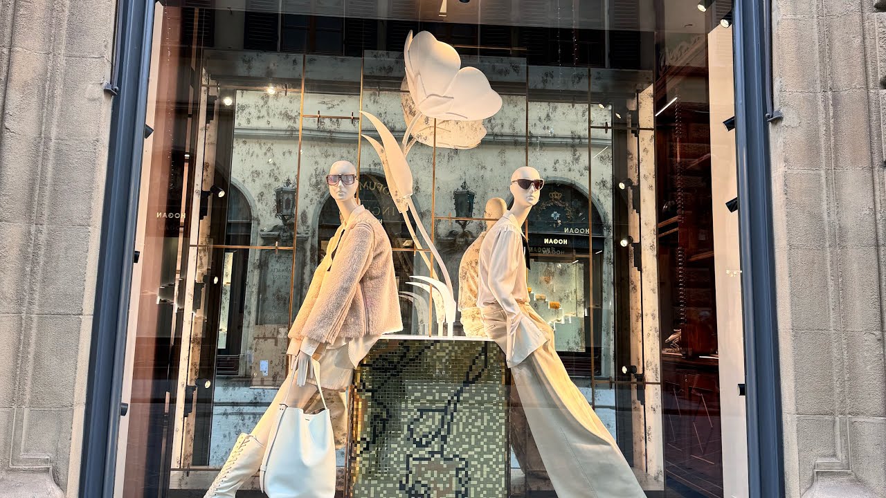 Что модно и как это красиво носить? Витрины Италии: Max Mara, Gucci, Loro Piana, Prada. 