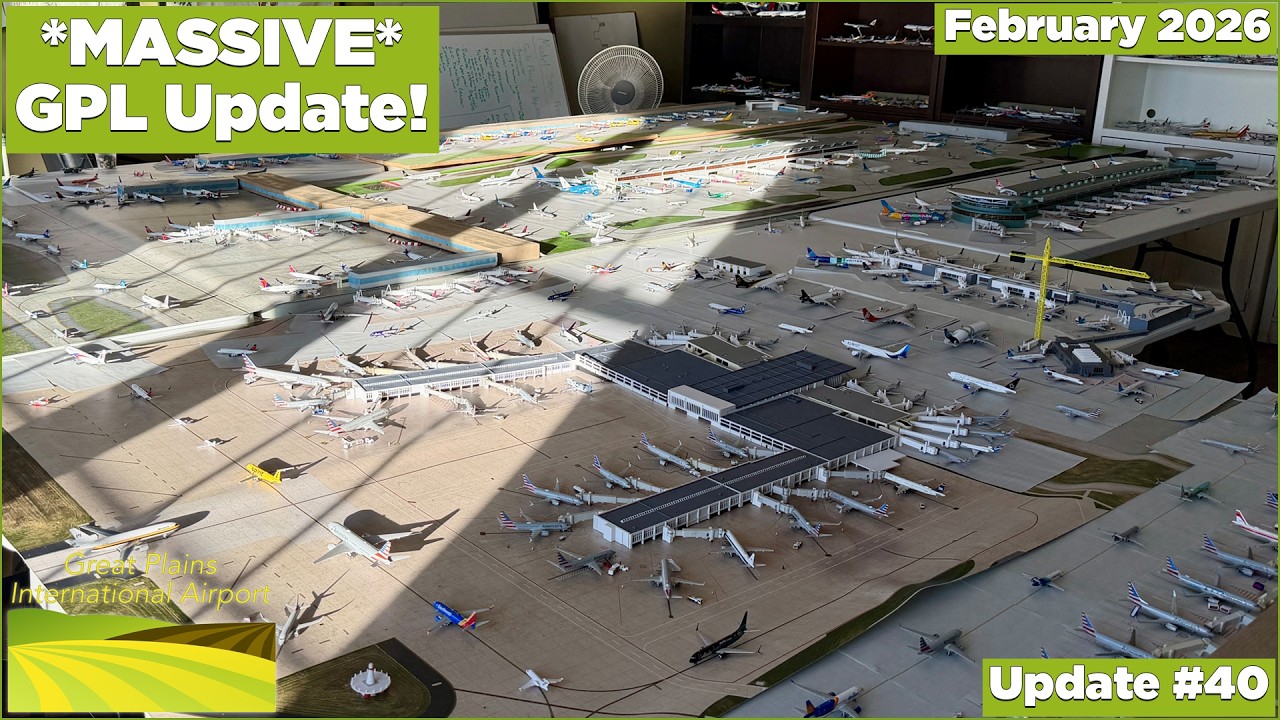 250+ MODELS! | GeminiJets Great Plains International Airport update - February 2026