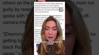 Holdout Lindsay Clancy juror believes being black Republican put target on his back #shorts