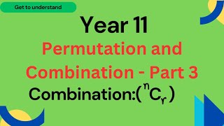 IGCSE Add Maths: Permutation and Combination Part 4 - Combinations