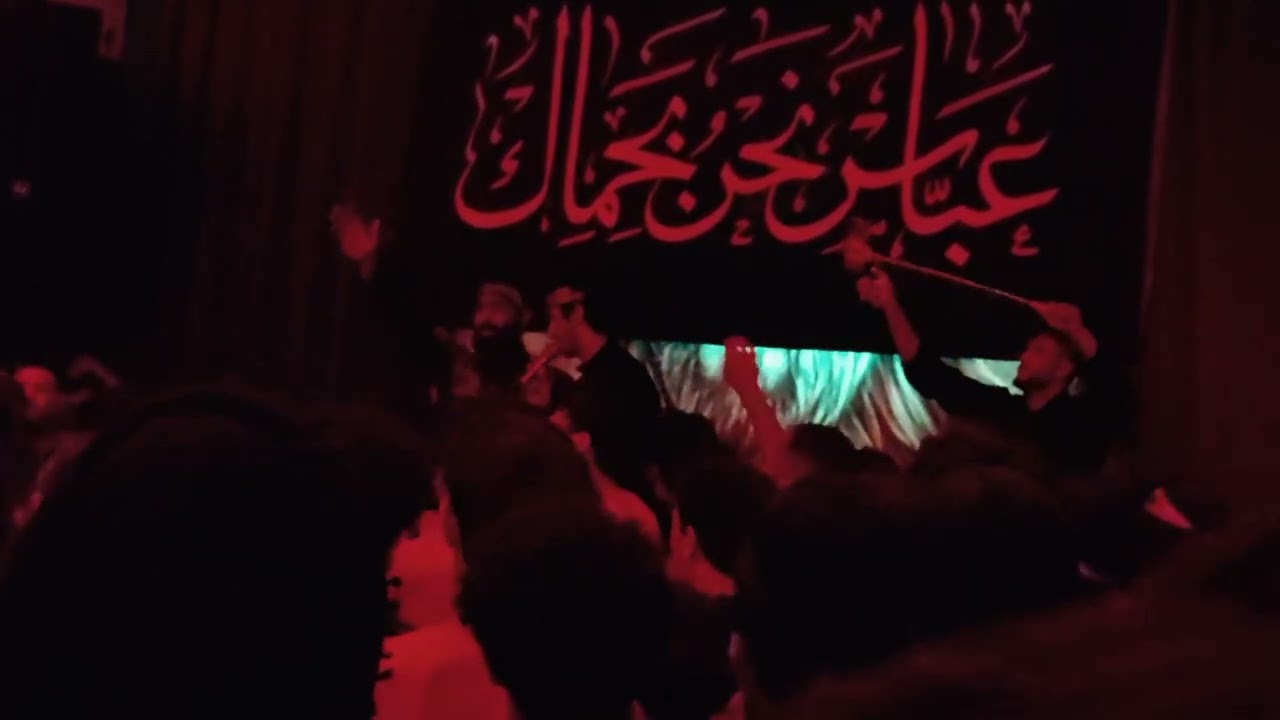 المله علي الشاطي موكب انصار الامام الحسين ع ناحيه العزير يوم سابع
