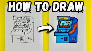 How To Draw An Arcade Machine