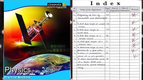 Physics practical file bsc 1st year of Kumaun university nainital|physics file by sanju sir