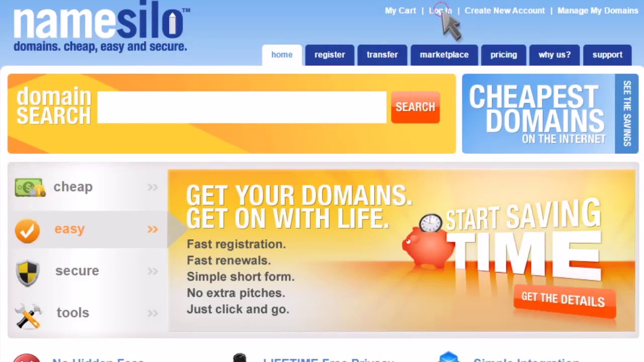 4) How to update your nameservers at NameSilo.com Video Tutorial by Gecko Websites