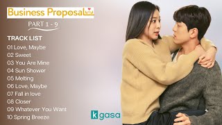 [FULL Part 1 - 9] A Business Proposal OST  | 사내맞선 OST   Special Track