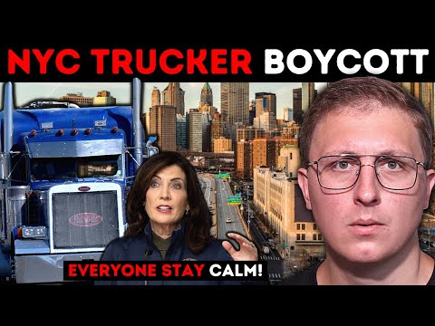 Massive Trucker Boycott Hits NYC