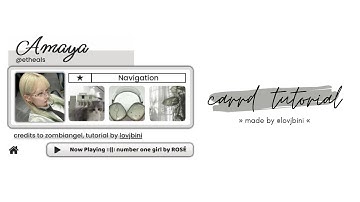 cute & interactive carrd tutorial — © zombiangel