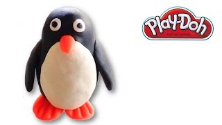 How to make play-doh penguin