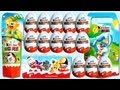 16 Kinder Surprise Eggs Unboxing (Old Series from 2007 - 2008 - 2009) Kinder Surprise Eggs