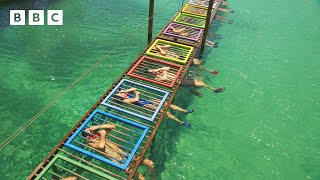 INSANE underwater cage challenge: last to leave could lose £100,0000! 🔥 - BBC