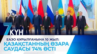 ЕАЭО құрылғанына 10 жыл: Қазақстанның ұйымға мүше елдермен өзара саудасы 74% өсті