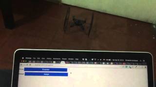 Drone rolling spider y nodeJS