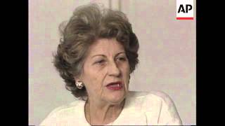 Play video: BOSNIA: BIJANA PLAVSIC TAKES OVER AS ACTING PRESIDENT OF BOSNIAN SERBS