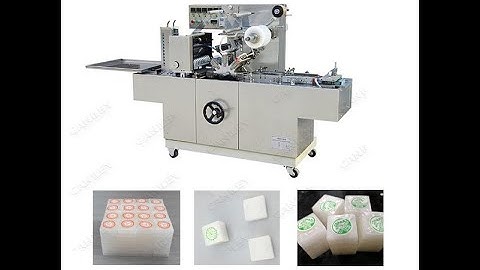 Camphor Tablet Tablet Over Wrapping Machine Video #camphor