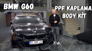 Bmw G60A Yeni Görünüm Body Kit Ppf Kaplama Uygulaması