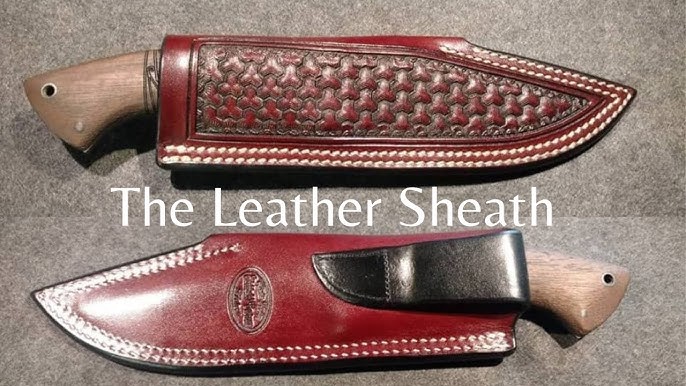 Leather Knife Sheath Instructions Chapter 4: Prepping to Dye and Hand Sew 