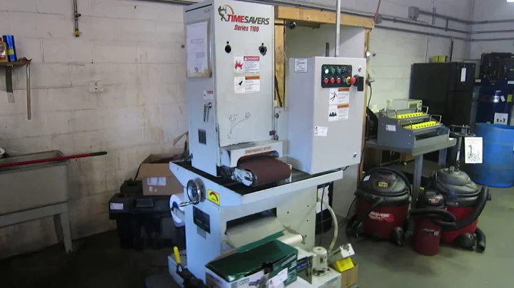 Timesavers Series 1100 Belt Sander / Grinder - Online Auction