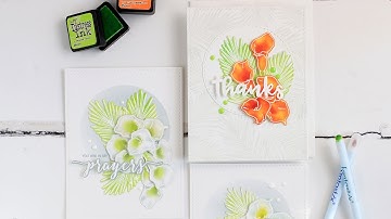 Detailed Ink Blending with Dawn ft. Modern Calla Lilies