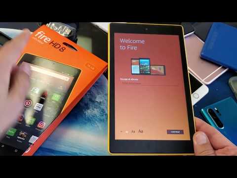 Amazon Fire HD 8 Tablet: Initial Setup Out of Box (Step by Step)