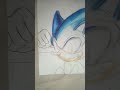 fazendo um desenho do Sonic