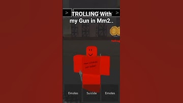 TROLLING in Mm2.. #roblox #mm2 #hacker #funny #trolling #c00lkidd #shorts