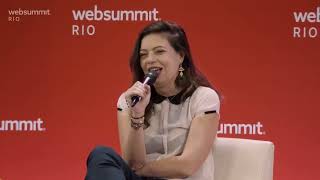 How will AI help build a shining SaaS future? Mada Seghete presents at Web Summit Rio 2023
