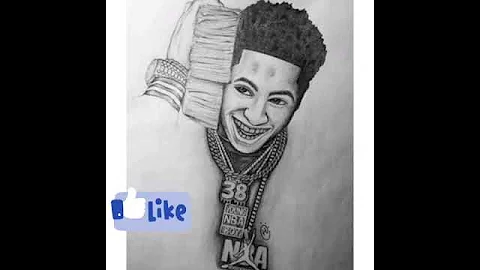 HOW TO DRAW NBA YOUNGBOY