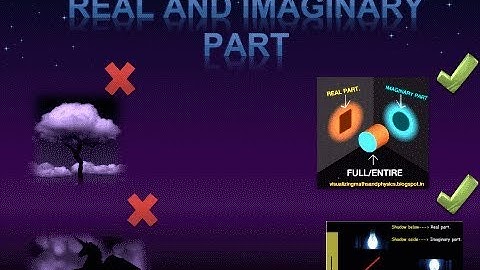APPLICATION OF REAL AND IMAGINARY PART OF COMPLEX NUMBERS