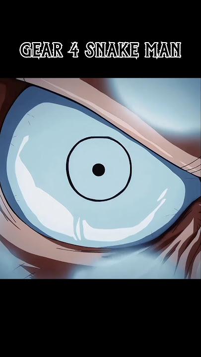 Luffy Gear 4 Snake Man Transformation 😱 #onepiece #luffy #anime