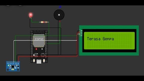 Rancangan Pembuatan Early Warning Gempa Dengan Wokwi & Thingspeak IOT
