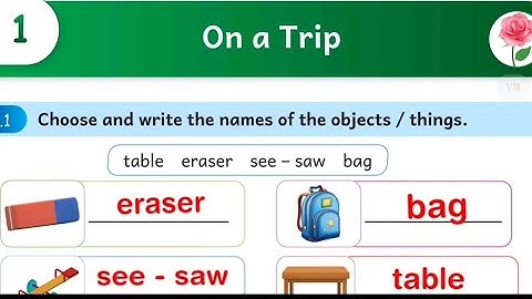 3rd std English workbook answers | 3rd English term 2 unit 1 workbook answers