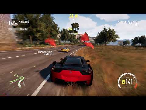 Forza Horizon 2 XBOX One X Gameplay | Modern Supercars - South Valley Sprint | Ferrari 458 Italia