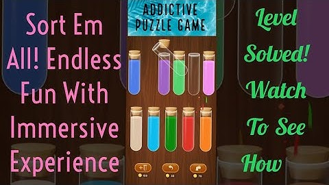 Sort Em All Game Level 266. Walkthrough solution of puzzle game