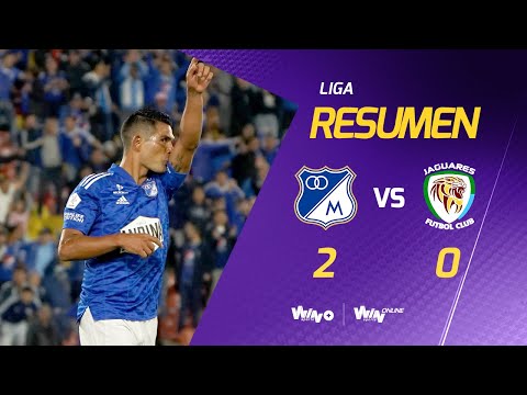 Millonarios vs. Jaguares (Goles y highlights) | Liga BetPlay Dimayor 2022-2 | Fecha 8