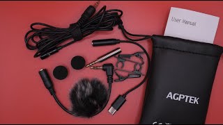 Agptek Ac02Bc Mini Lapel Microphone Vs Boya By-M1 Lavalier Microphone Plus Rode Wireless Go Ii