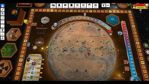 Tabletop Simulator - Terraforming Mars, 2 players, 2.11.2019 (Game 1, Part 1)