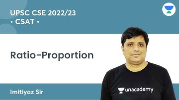 Ratio-Proportion | UPSC CSE | Let