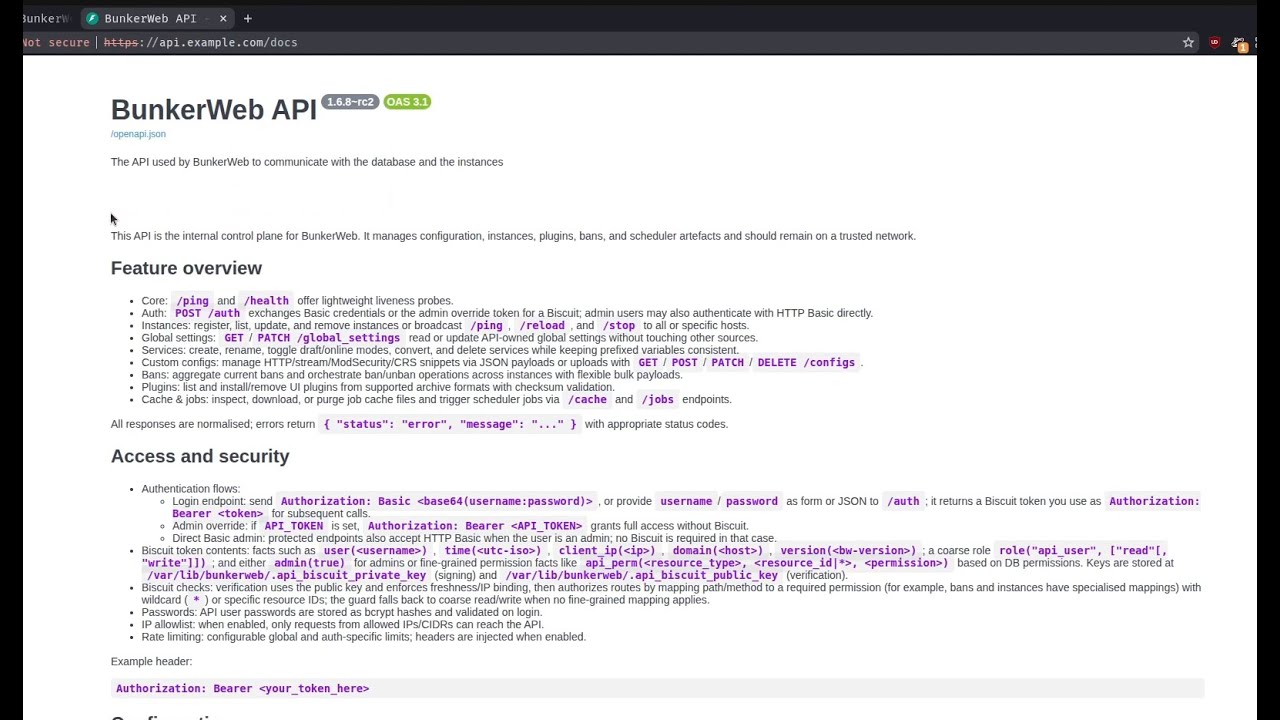 BunkerWeb - OpenAPI validator - YouTube
