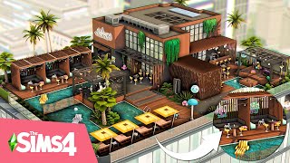 Modern Party Lounge 🦩 The Sims 4 Party Essentials Speed Build  | No CC