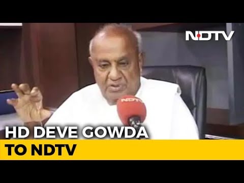 Saying Kumaraswamy Should Quit Is 'Suprabhata' For Yeddyurappa: Deve Gowda To NDTV