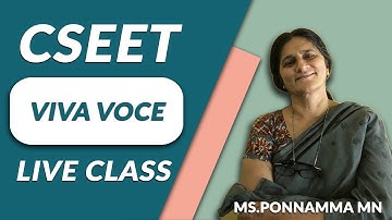 CSEET VIVA VOCE : LIVE CLASS