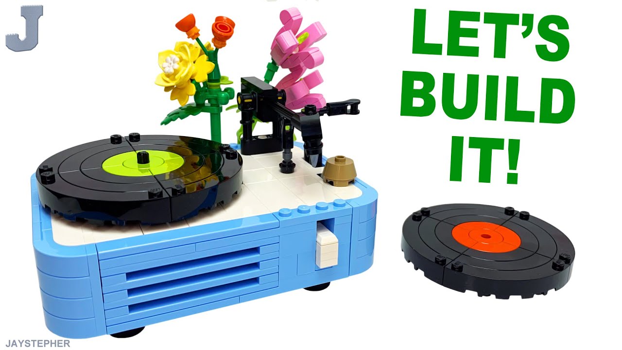 LEGO Creator 2025 Record Player With Flowers 31172 Complete Build