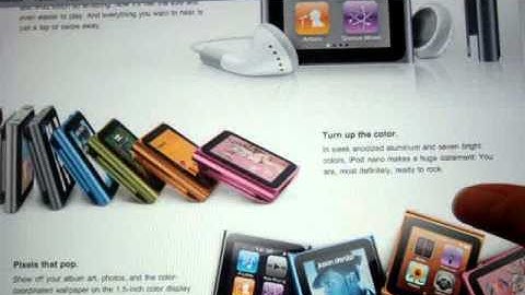 New iPod Nano, iPod Touch 4, iPod Shuffle, Apple TV and  iTunes 10