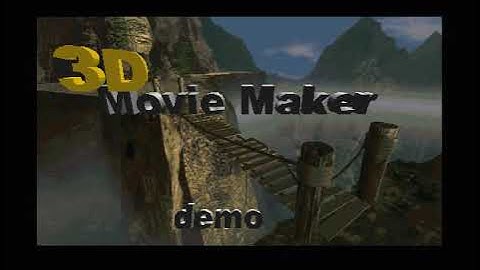 Microsoft 3D Movie Maker Presentation (1995, Windows)